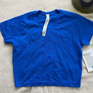 lululemon Swiftly Tech Cropped SS 2.0